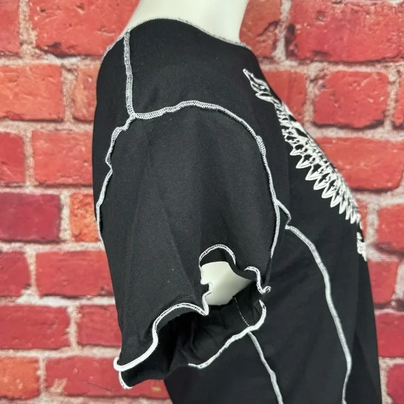 Affliction Women’s Graphic Baby Tee -Size: XL -NWOT - Picture 7 of 11